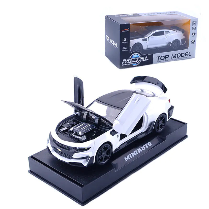 Chevrolet Camaro Alloy Model - 1:30 Scale - Sound and Light Effects