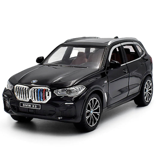 BMW X5 Alloy Model - 1:24 Scale - Sound and Light Features