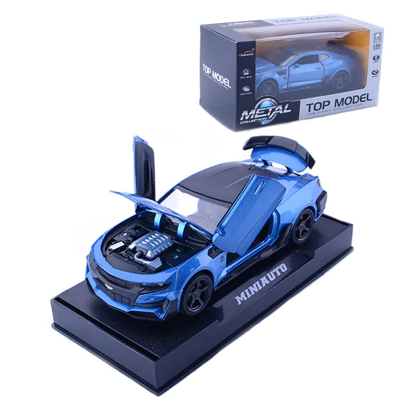 Chevrolet Camaro Alloy Model - 1:30 Scale - Sound and Light Effects