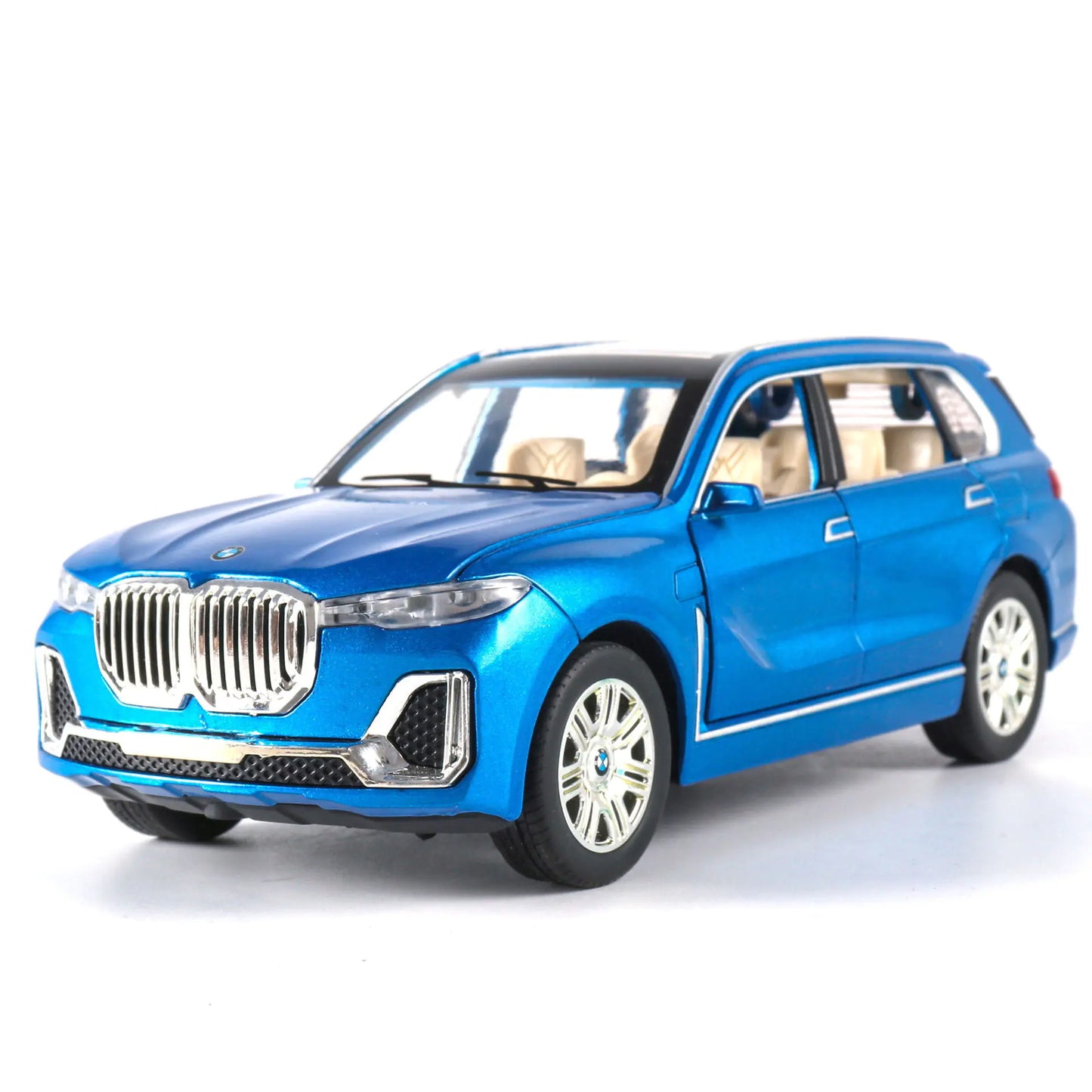BMW X7 Alloy Model - 1:24 Scale - Sound and Light Features