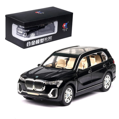 BMW X7 Alloy Model - 1:24 Scale - Sound and Light Features